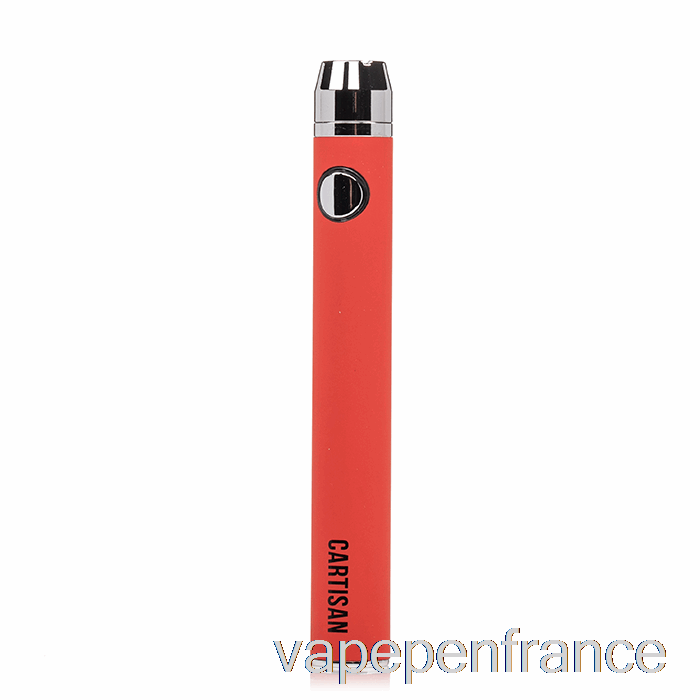 Cartisan Bouton Vv 900 510 Batterie Stylo Vape Rouge